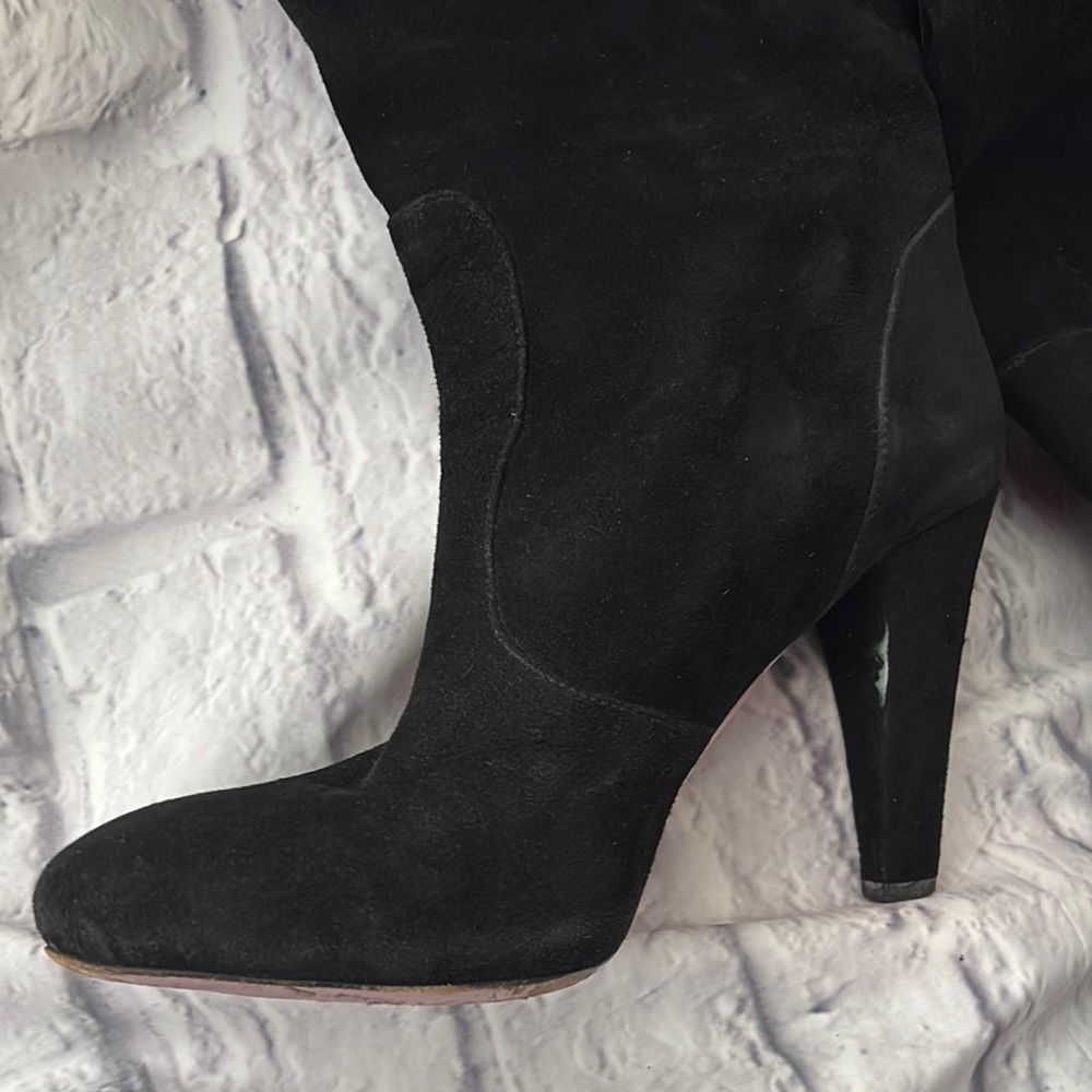 🔵RED Valentino Black Suede Women's Shoes - Picture 9 of 11